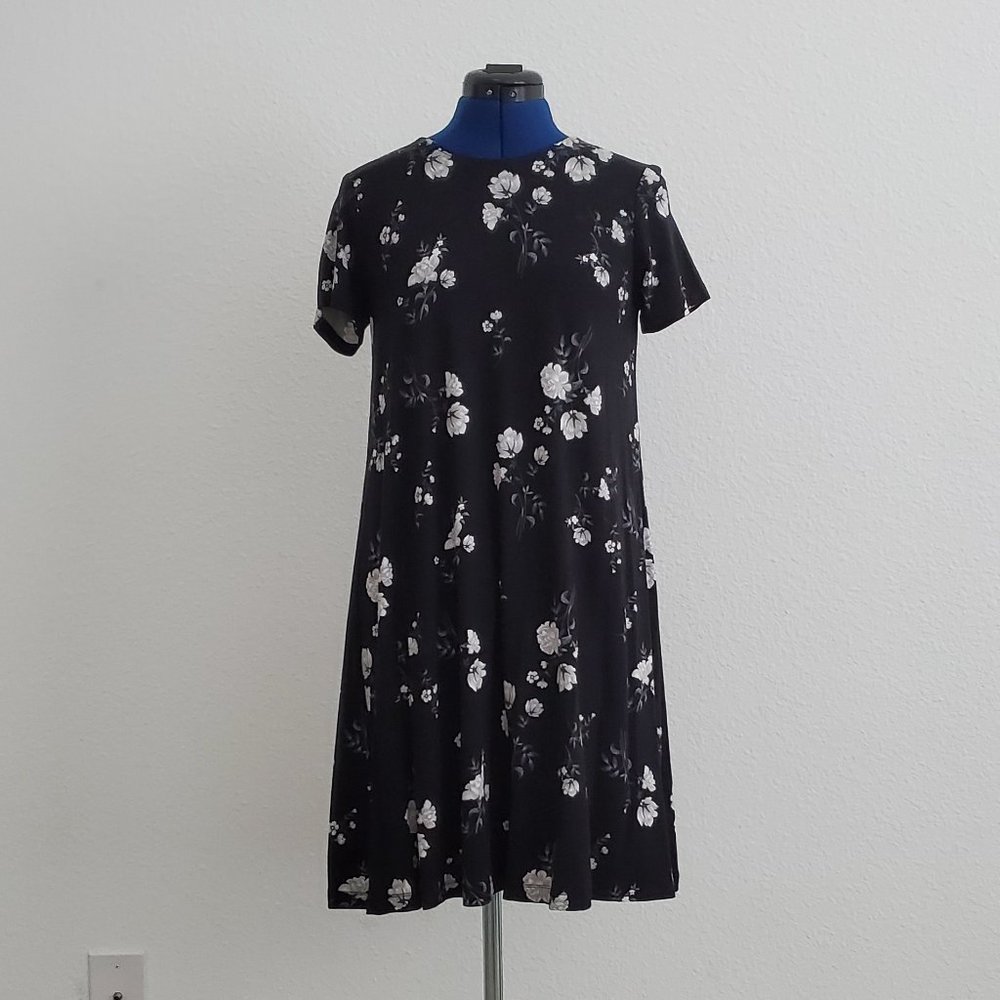 Old Navy Jersey Floral Tunic Short Sleeve